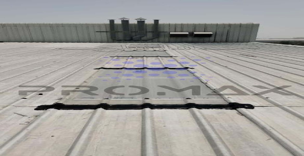 Ltc - metal roof waterproofing project by Promax in Dubai, UAE